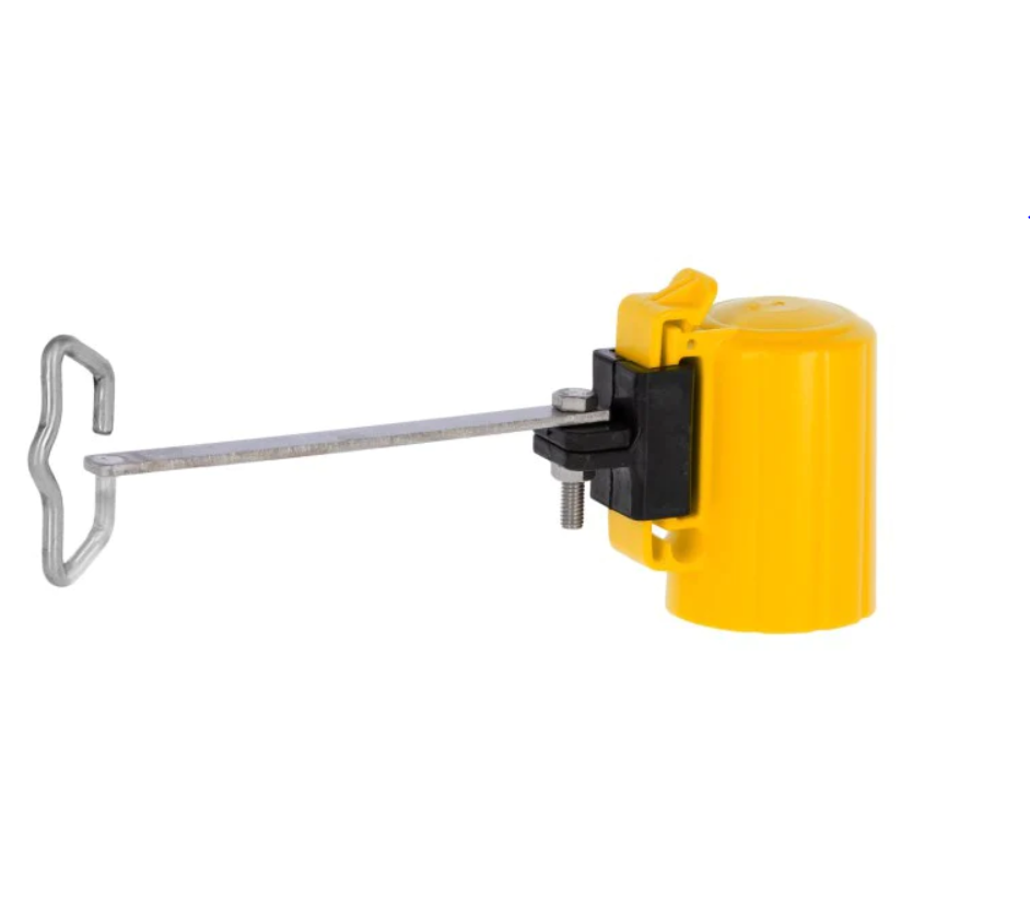 Izolator in cap de stalp T-Post pentru colt, NEXON modular, galben [1]