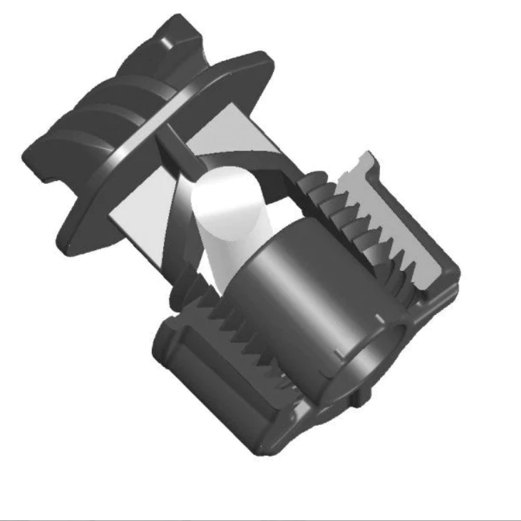 Izolator pentru bandă, montare pe stâlpi metalici [4]