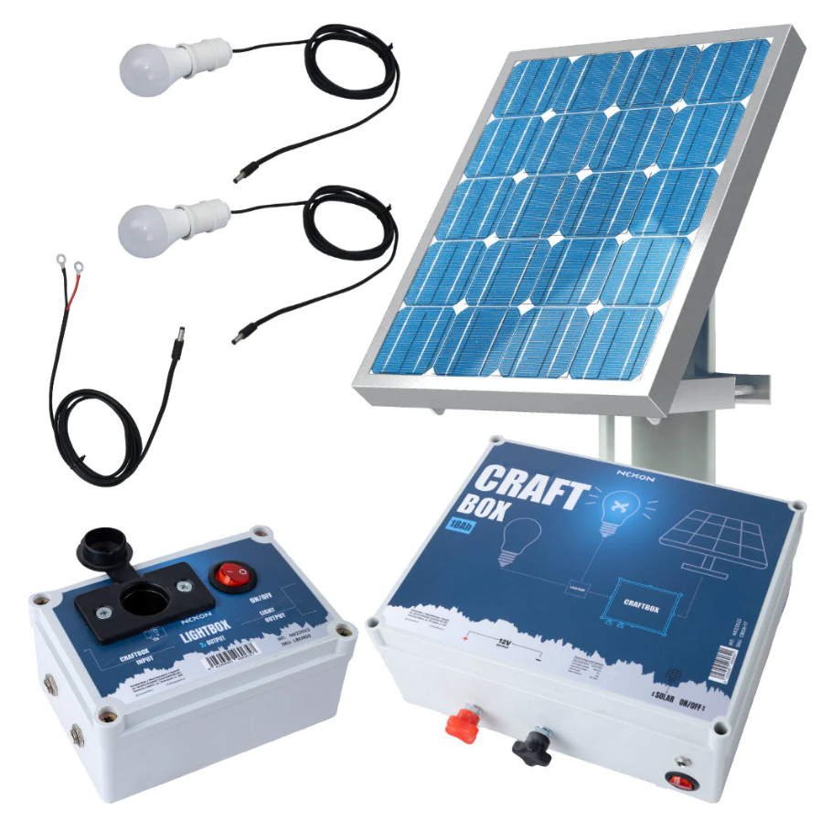 Kit iluminat cu panou solar NEXON LIGHT 20W [1]