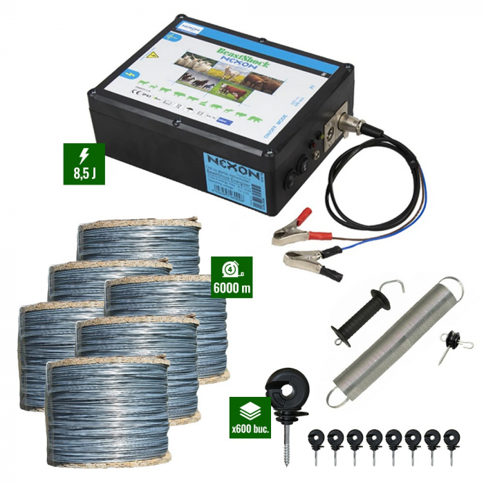 Pachet Gard electric 8,5J putere cu 6000m sarma 200Kg [1]
