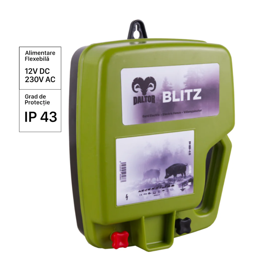Pachet gard electric DALTOR Blitz 9J cu 500m de frânghie rezistență la rupere de 150Kg [2]