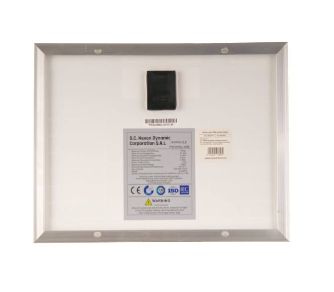 Panou Solar 10W cu cabluri de conexiuni fără suport [2]