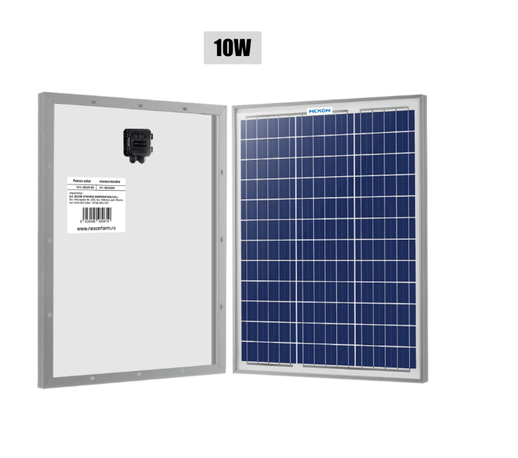 Panou Solar 10W cu cabluri de conexiuni fără suport [1]