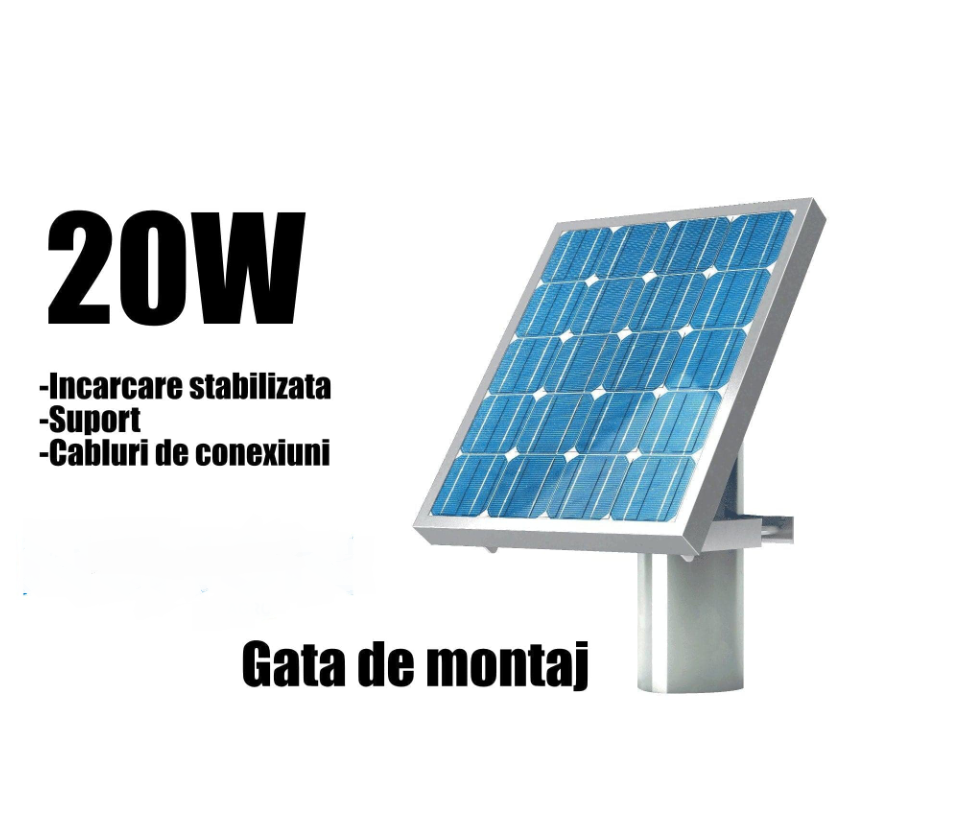 Panou solar gard electric cu suport NEXON 20W [2]