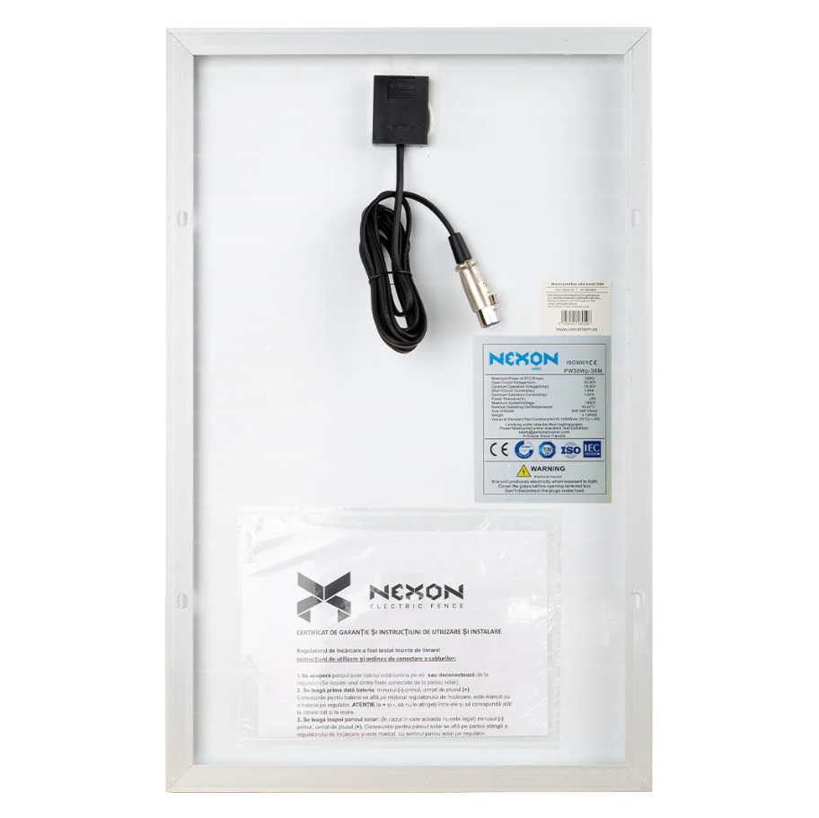 Panou solar pentru gard electric HeavyShock NEXON 30W [3]