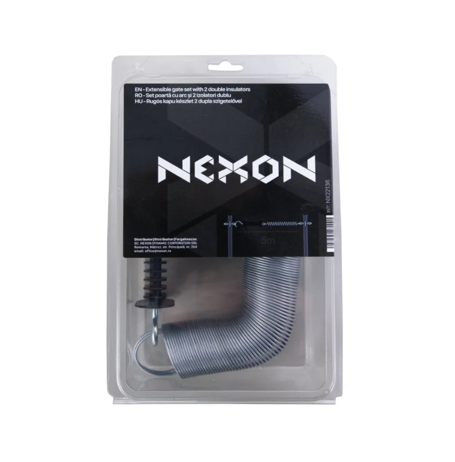 Kit Poartă cu arc 5m și izolatori dubli pentru gard electric NEXON [3]