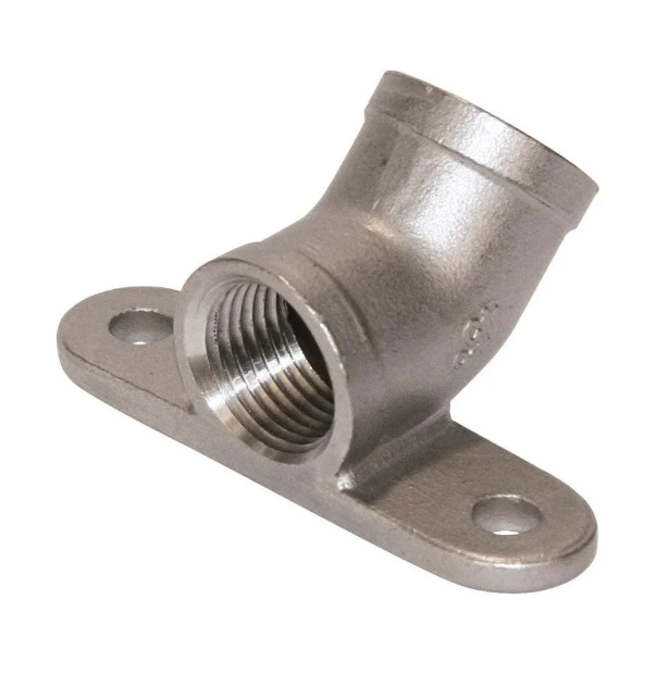 Racord (cot) 45 grade fixare suzetă adăpare – oțel inoxidabil [2]