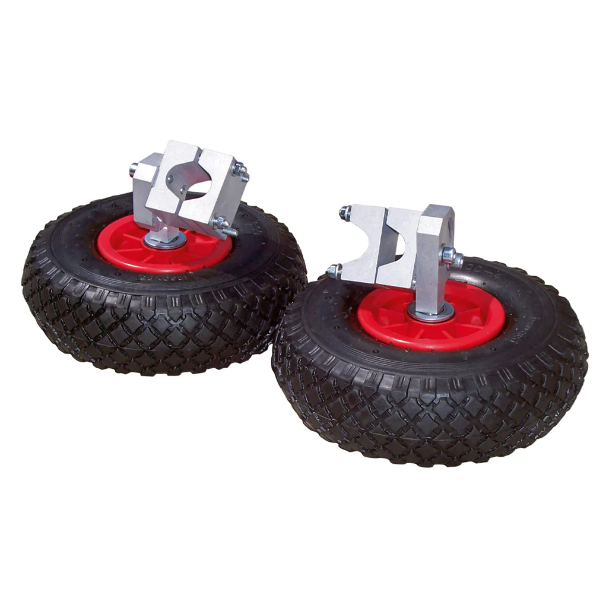 Roți stabilizatoare pentru roabă 25 cm – kit retrofit, cauciuc plin [2]