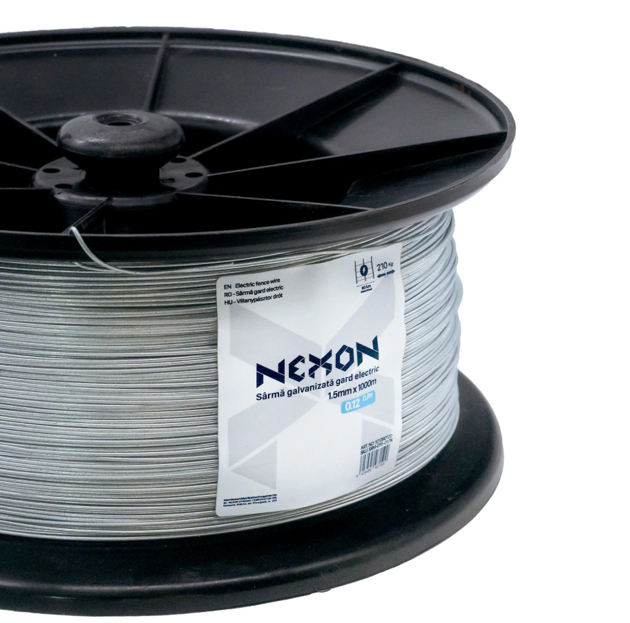 Sârmă zincată pentru gard electric NEXON 1.5 mm, 1000 m, 210 kg [2]