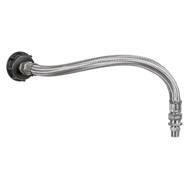 Set conectori pentru container IBC – cu furtun armat 70 cm [2]