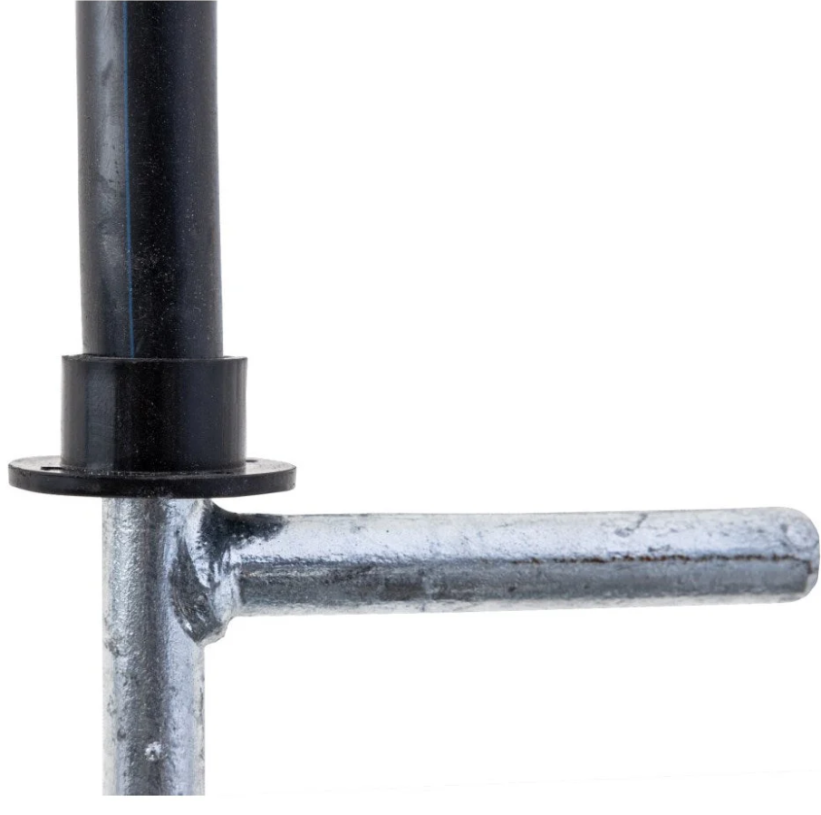 Stâlp de sprijin din oțel galvanizat pentru plasă gard electric – 120 cm [2]