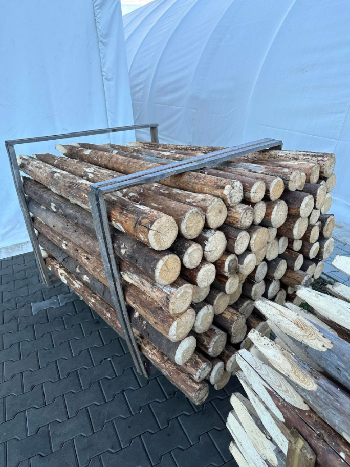 Stâlpișori lemn netratați pentru gard electric [2]