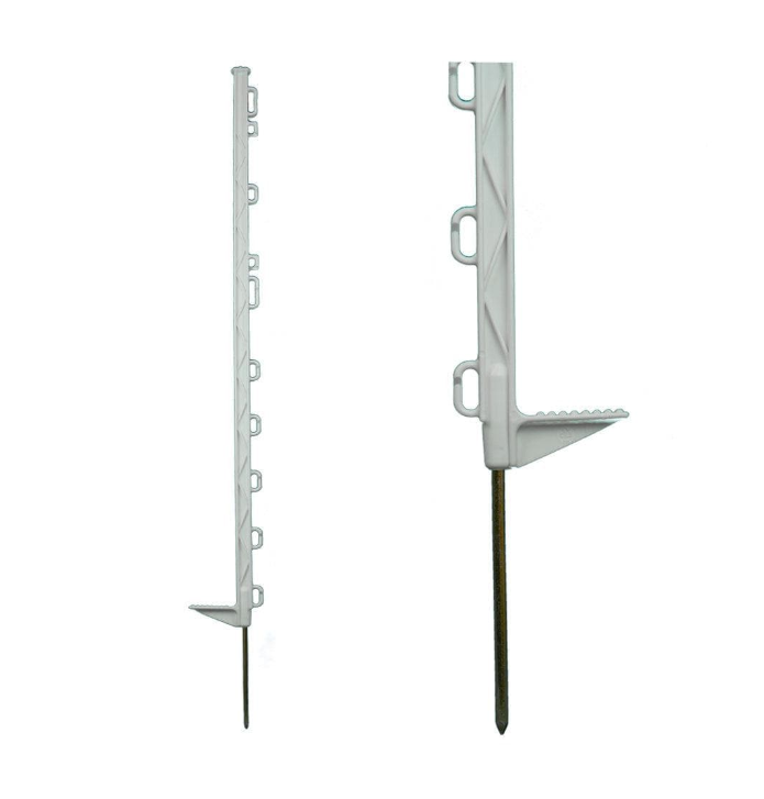 Stalpisori plastic NEXON MEDIUM (mai solid) pentru gard electric 100 bucati [2]