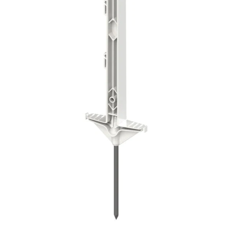 Stalpisori plastic Alb NEXON HIGH (mai solid) pentru gard electric 30 bucati [2]