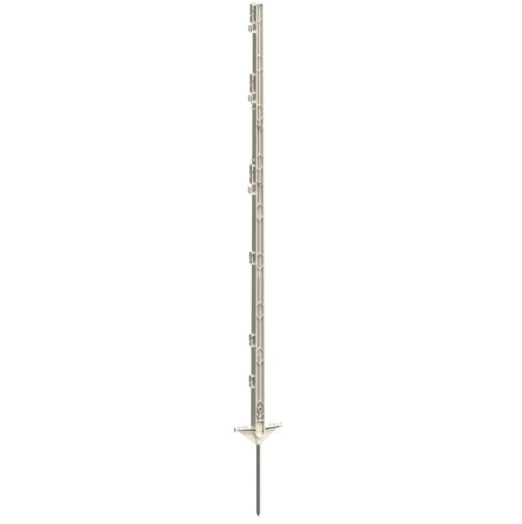 Stalpisori plastic Alb NEXON HIGH (mai solid) pentru gard electric 30 bucati [1]