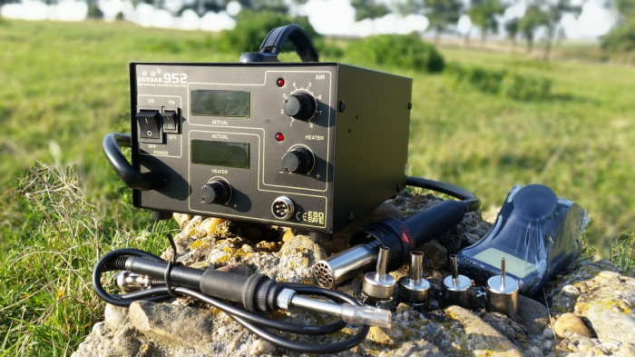 Statie de lipit cu aer cald si letcon Gordak 952 [5]