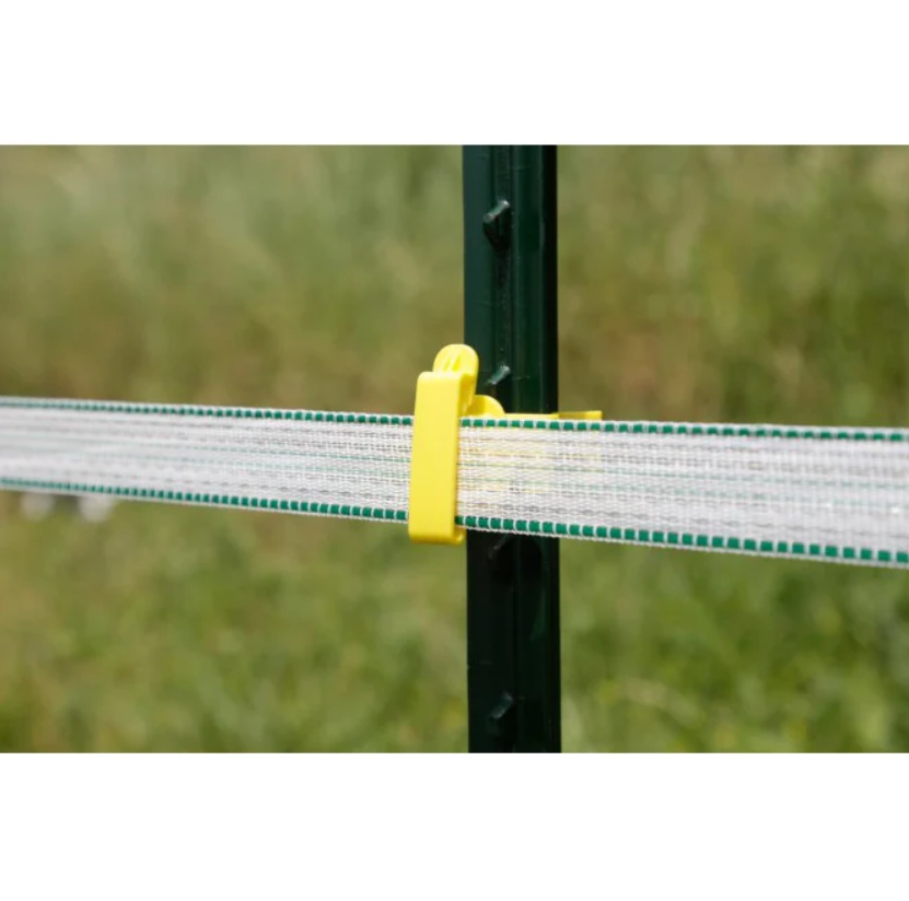 Izolator pentru banda gard electric T-post NEXON modular galben [2]