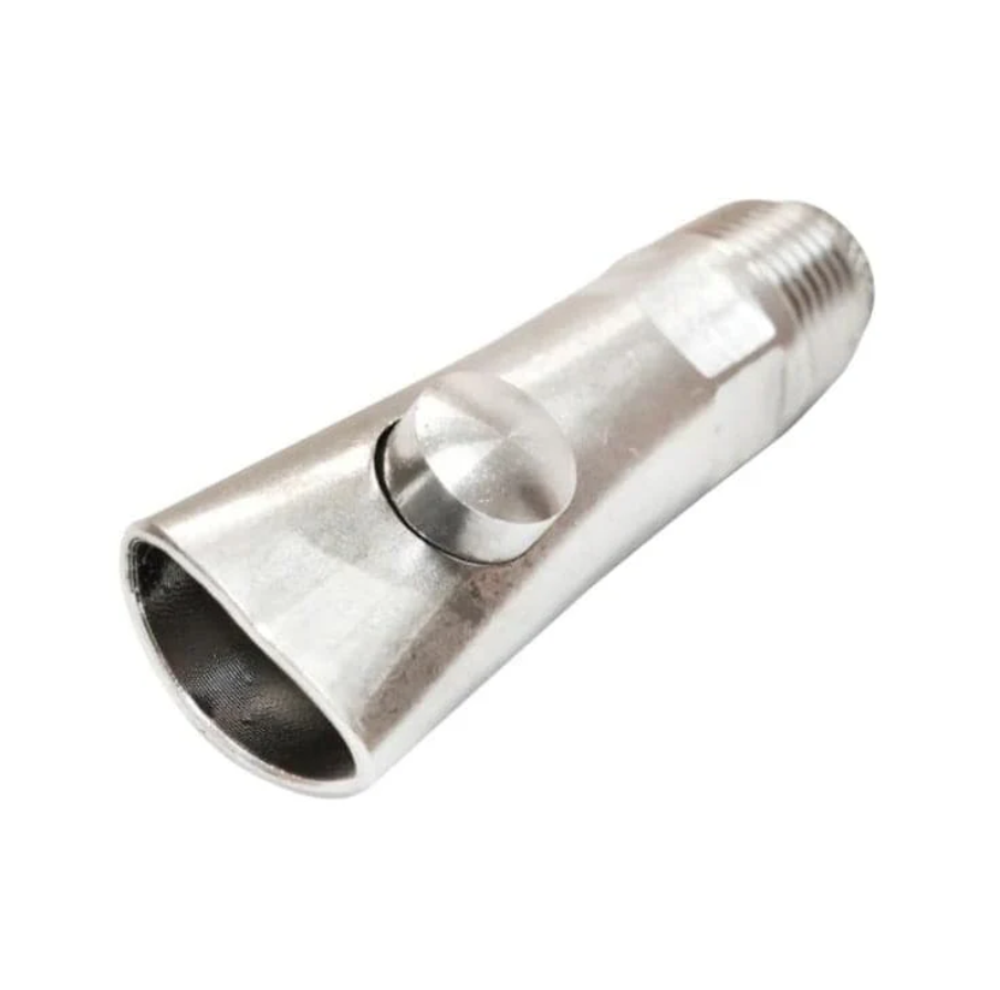 Suzeta din inox cu bila 8x2,1cm adapare porci si vitei [1]