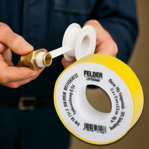 Zootehnie - Bandă de etanșare PTFE (teflon) pentru filetări metalice și din plastic