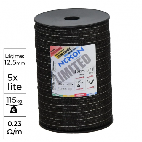 Banda gard electric NEXON CRIVĂȚ Dark 200m 5lite 115kg [0]