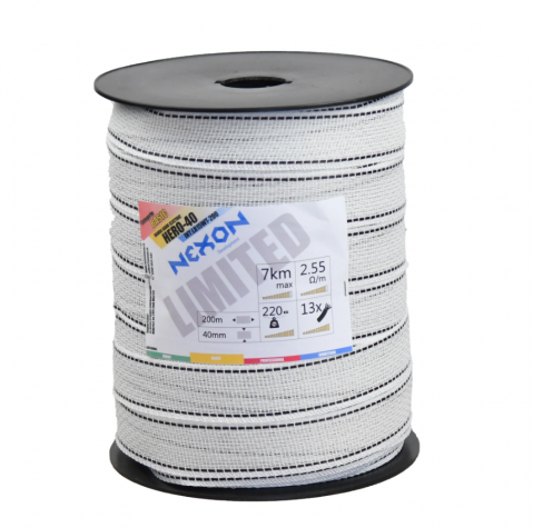 Banda Gard electric NEXON HERO-40 Alb 200m 13lite 220kg [1]