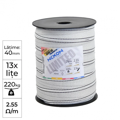 Banda Gard electric NEXON HERO-40 Alb 200m 13lite 220kg [0]
