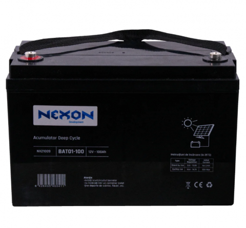 Baterie solara, plumb acid 12V 100Ah NEXON [1]