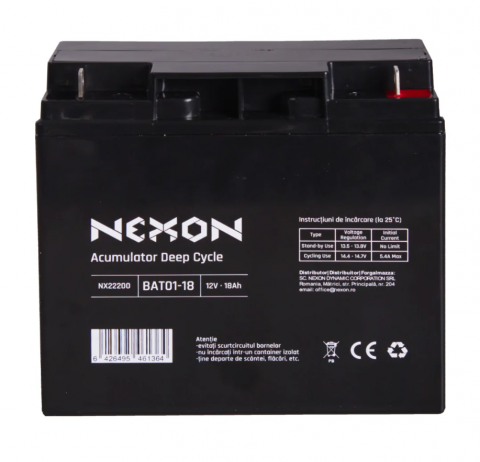 Baterie solara plumb acid gard electric, solar 12V 18Ah NEXON [1]
