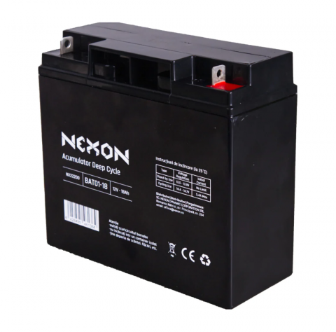 Acumulatori de 12V - Baterie solara plumb acid gard electric, solar 12V 18Ah NEXON