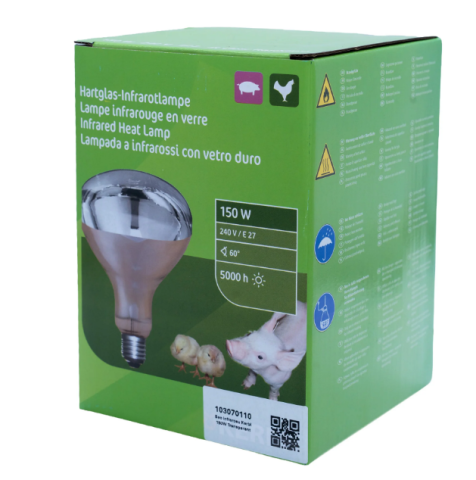 Bec infraroșu Kerbl 150W transparent [2]