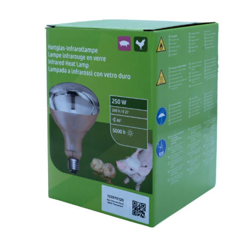 Îngrijirea animalelor - Bec infraroșu Kerbl 250W transparent