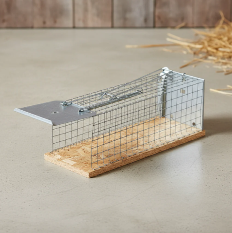 Zootehnie - Capcană șobolani Luna 27,5×9,5×9,5 – oțel galvanizat