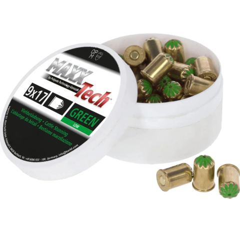 Asomator - Capse pentru asomator Blitz Kerner (10 buc) - Verde: Purcei (mai mult de 5 kg – pana in 30 kg), Porci, Miei, Iezi, Vitei tineri, etc.