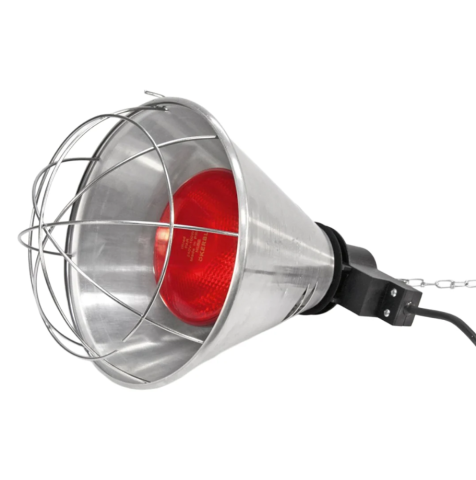 Carcasă de protecție cu economizor pentru bec infraroșu - E27, 175W [2]