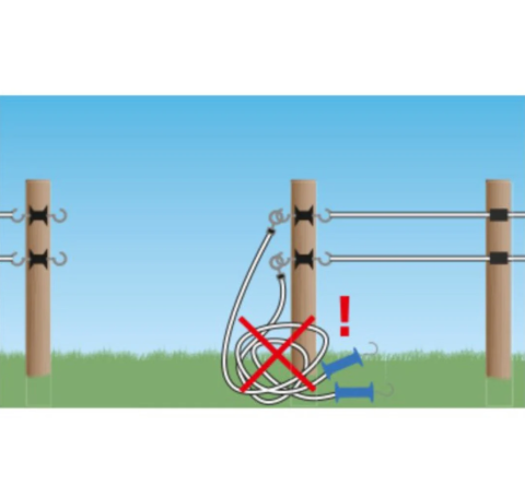 Cârlig pentru mâner gard electric - Fence Clip [4]