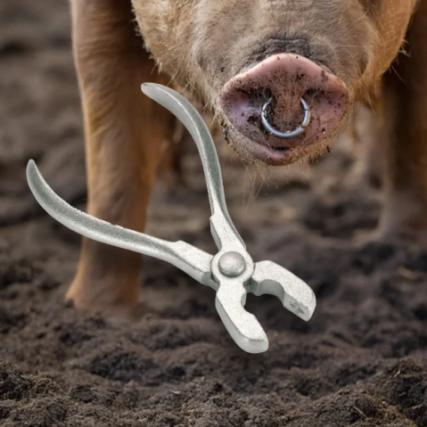 Produse Veterinare - Clește pentru inelat porci