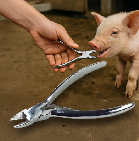 Zootehnie - Cleste pentru tăiat dinți colți la purcei