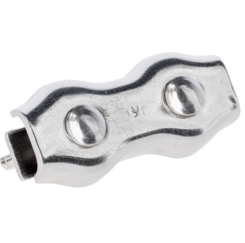 Accesorii gard Electric - Conector inox pentru fir și frânghie 8 mm