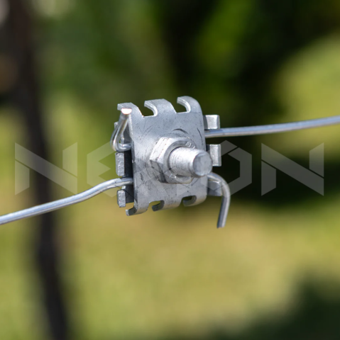 Conectori speciali pentru sârmă gard electric, cu șurub și piuliță [1]