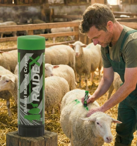 Zootehnie - Creion verde pentru marcarea animalelor RAIDEX