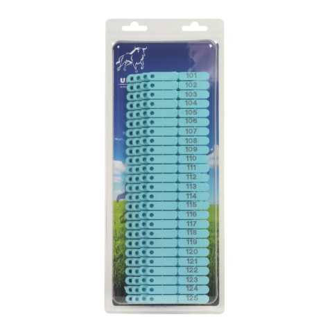 Crotalii pentru oi, capre, porci, albastru, 100 buc [1]