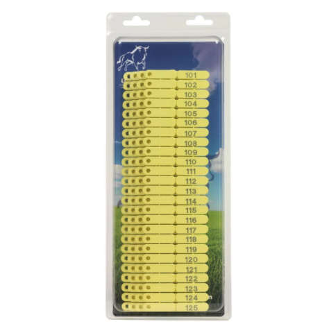 Crotalii pentru oi, capre și porci, galben, 100 buc [1]