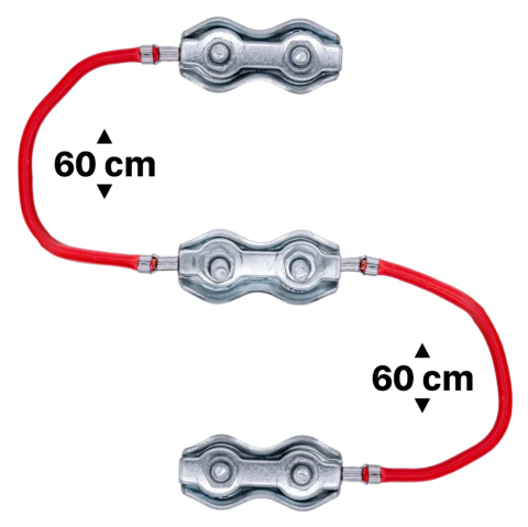 Cuplaj fir-fir gard electric cu conector 120cm [1]