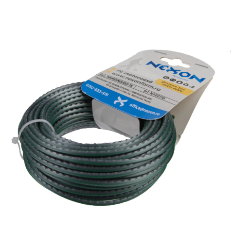 Fir dințat dublu pentru motocoasă 3 mm × 15 m – NEXON [2]
