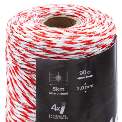 Fir gard electric 200 m 4 lițe 90 kg NEXON BASIC [2]