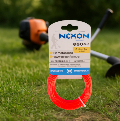 Zootehnie - Fir ondulat pentru motocoasă 1.6 mm x 15 m NEXON