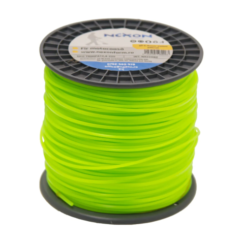 Zootehnie - Fir pătrat pentru motocoasă 2,4 mm × 225 m | NEXON