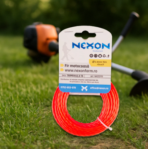 Zootehnie - Fir răsucit pentru motocoasă 2.4 mm x 15 m NEXON