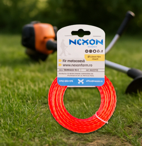 Zootehnie - Fir răsucit pentru motocoasă 3 mm x 15 m NEXON