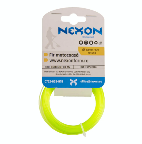 Fir rotund pentru motocoasă 1.3 mm x 15 m NEXON [1]